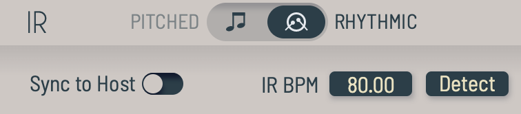 Rhythmic IR mode