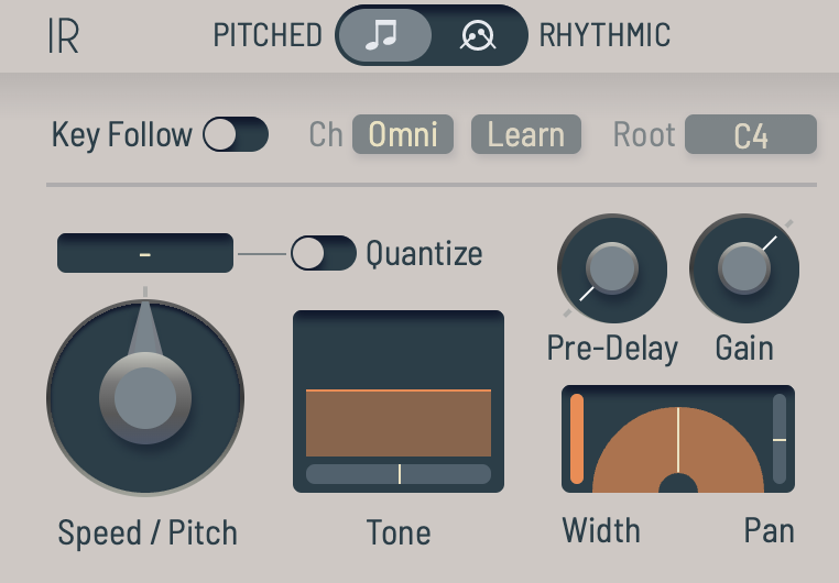 Pitched IR mode
